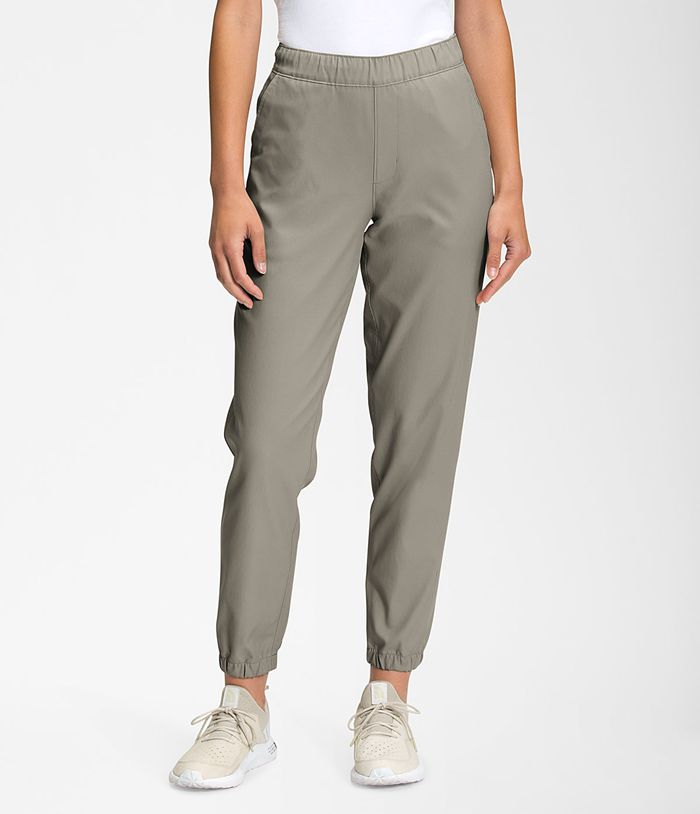 Pantalones The North Face Mujer City Estándar High-Rise Jogger Gris - Peru 47091DJXF